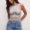 Slinky Jersey Ruched Tank Top