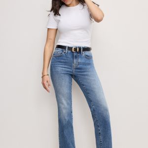 Always Fits Good Petite Straight Jeans