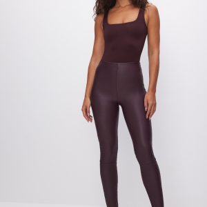 Good Waist Faux Leather Leggings