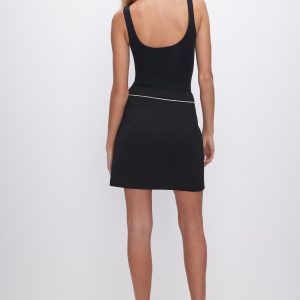 Scuba Crystal Mini Skirt