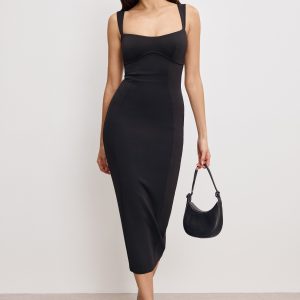 Sculpting Sweetheart Midi Dress