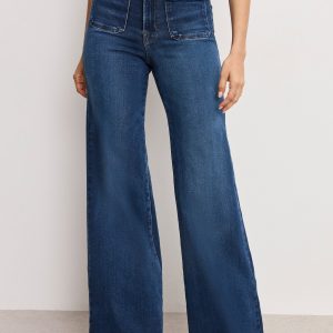 Soft Tech Good Petite Palazzo Jeans