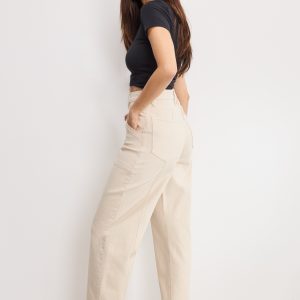 Cropped Barrel Pants