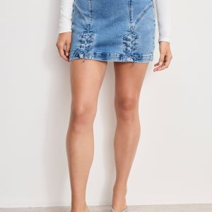 Dolly  Lace up Mini Skirt