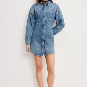 Shaped Denim Dress