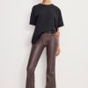 Good Classic Bootcut Faux Leather Pants
