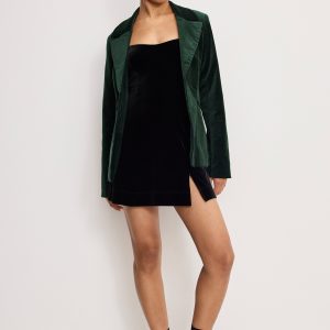 Velvet Sculpted Blazer