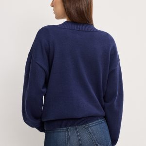 Deep V Knit Sweater