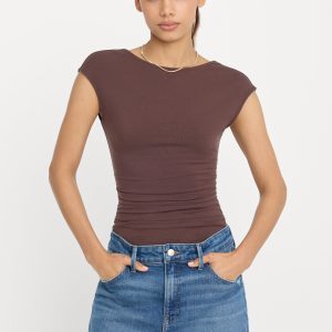 Super Stretch Open Back Body Suit