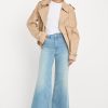 Soft Tech Good Waist Palazzo Cropped Jeans