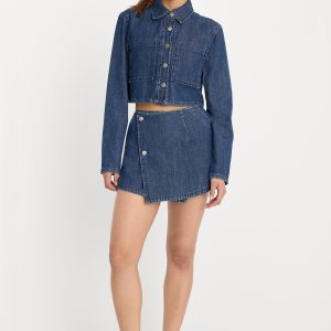 Denim Skort