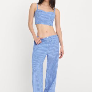 Poplin Pull on Pants