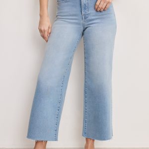 Good Waist Palazzo Crop Compression Jeans