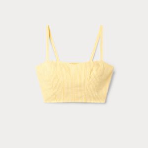Poplin Bustier Cami Top