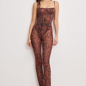 Mesh Micro Boot Leggings