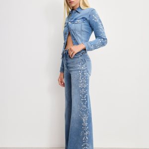 Dolly Joleans Crystal Wide Jeans